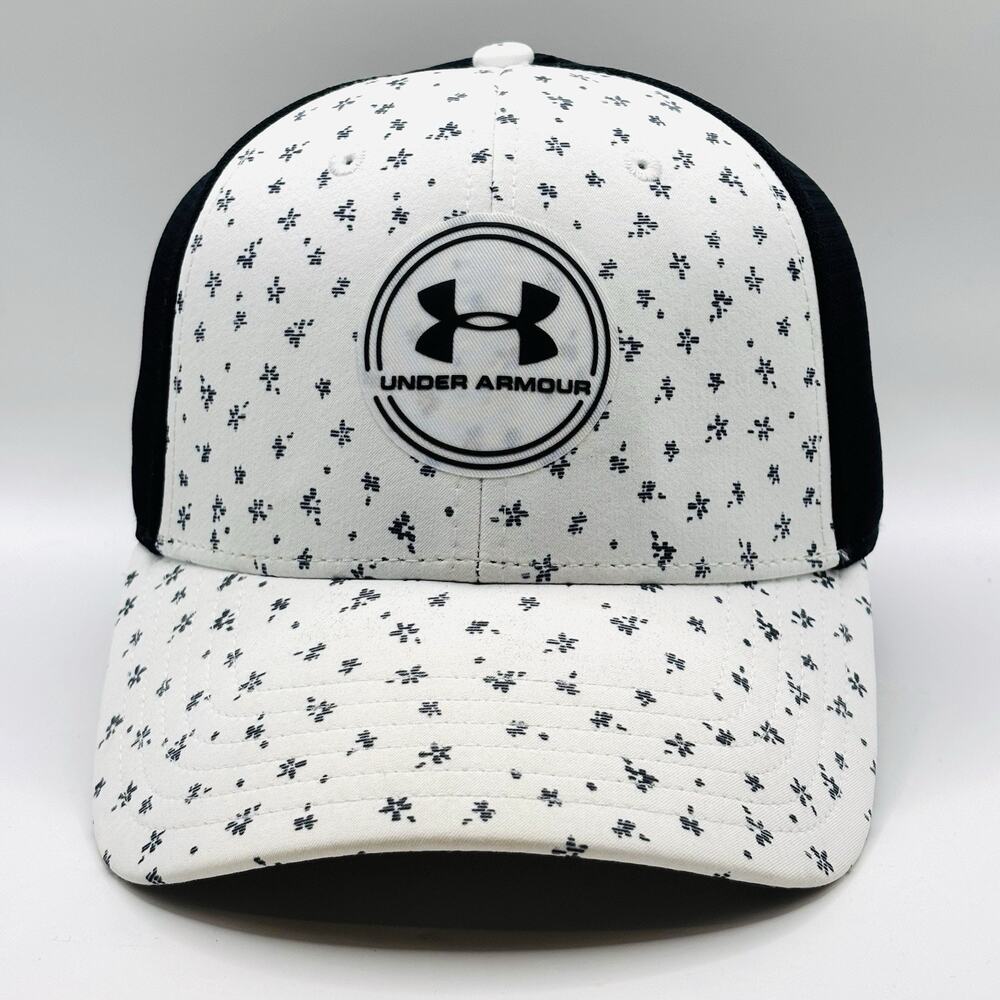 Under Armour Golf Hat Strapback ISO Chill Driver Cap OSFM Snowflake Print